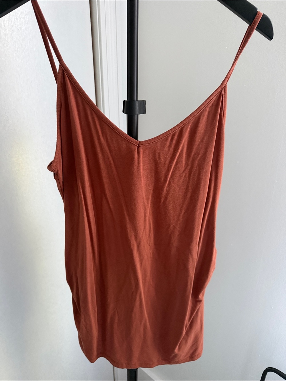 Women’s Maternity Rust Spaghetti-Strap Cami
